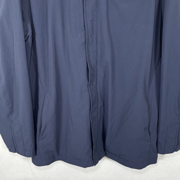 Duluth Trading Co Full Zip Nylon Jacket Mens Size Large Navy Blue Mesh Lined - Picture 3 of 14